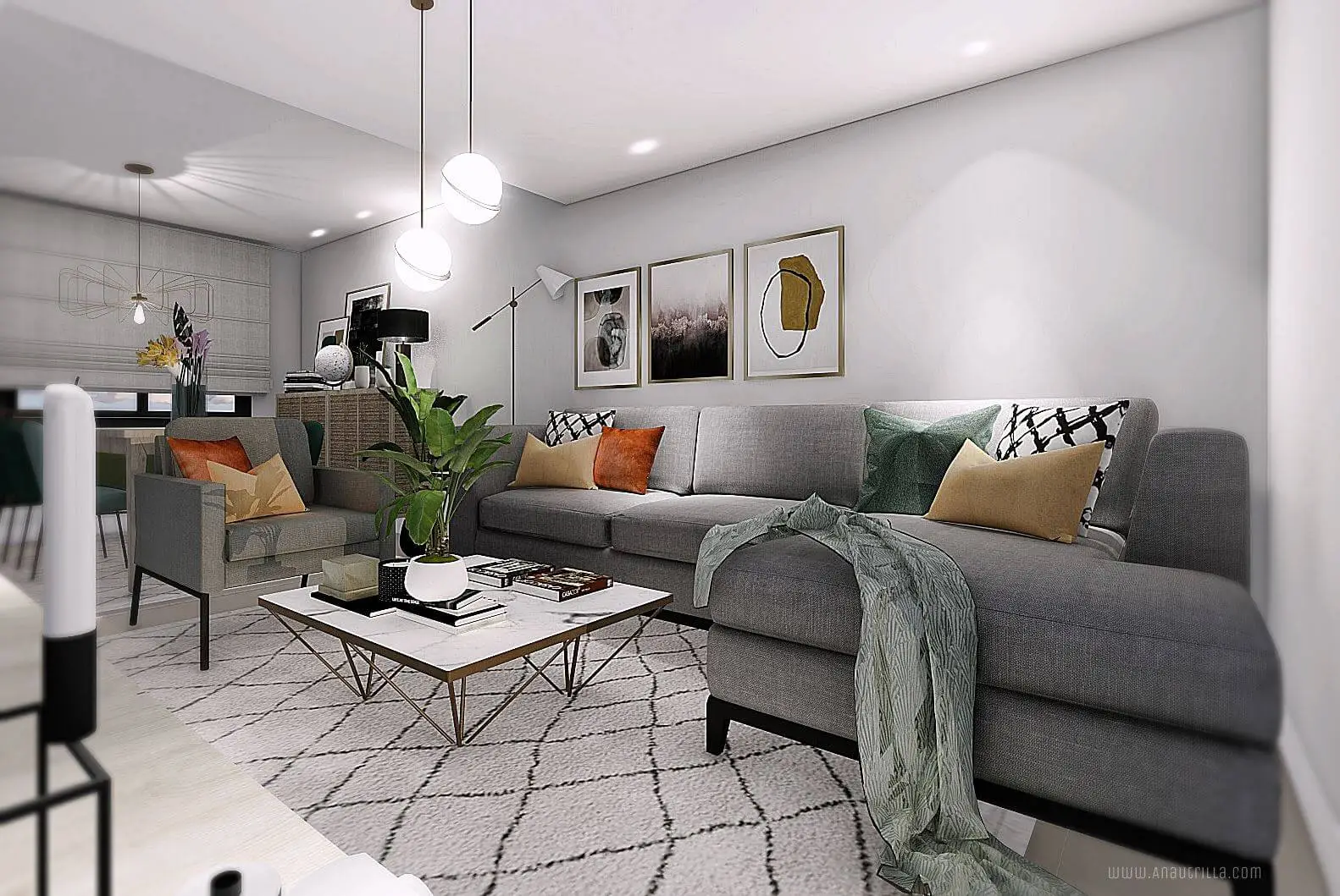 Teak wood grain pattern